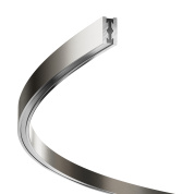 гибкий шинопровод платинового оттенка для подвесных конструкций магнитной трековой системы Flarity