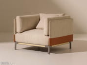 Baia Садовое кресло из ткани с подлокотниками Ethimo