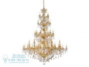 Versailles Французская золотая люстра с кристаллами Schoeler Possoni Illuminazione 093/60-SH/P