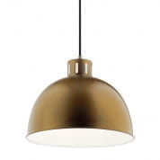 Zailey 15.75" 1 Light Pendant Natural Brass подвесной светильник 52153NBR Kichler