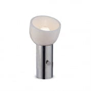 One Scoop Lamp Nickel by Nellcote настольная лампа Sonder Living 1007269