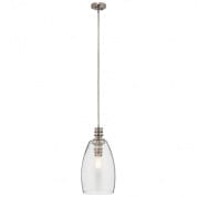 Lakum 1 Light Pendant Classic Pewter подвесной светильник 43090CLP Kichler