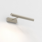 настенная подсветка для картин с узким корпусом матовый никель