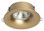 встраиваемый потолочный светильник золотистый