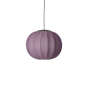 KW45 BU LED Made by Hand Knit-Wit Потолочный подвес Ø45 с бордовым фактурным абажуром LED