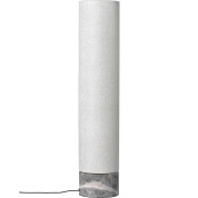 напольная лампа из текстиля с удлиненным плафоном