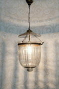 Hundi Line Cut Glass Bell Jar Hanging Lantern подвесной светильник FOS Lighting BellJar-Clear-Tilli-HL1