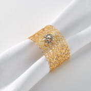 Venice napkin ring with swarovski кольцо для салфеток, Villari