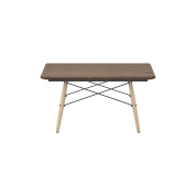 21052032 Eames Vitra Стол квадратный орех/светлый ясень