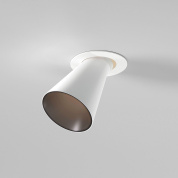 накладной потолочный прожектор с коническим корпусом и утопленным источником света