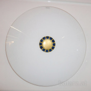 Kolarz Panarea 0388.U15.B потолочный светильник золото 24 карата синий ø62cm макс. высота 8cm 5 ламп e27