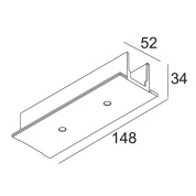 крепёжная площадка для трековой системы шинопровода