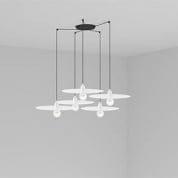 68146-5L PLAT WHITE PENDANT LAMP E27 60W 5L подвесной светильник Faro barcelona