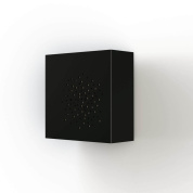 настенный светильник квадратной формы темно-серого цвета