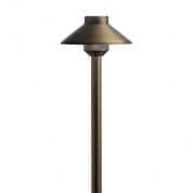 Stepped Dome 12V 2700K Path Light Centennial Brass светильник-столбик для дорожек 15820CBR27 Kichler