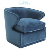 111504 Chair Dorset roche blue velvet Eichholtz