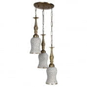 Captivating Triple Brass Hanging Light подвесной светильник FOS Lighting Surai-SamaPatti-HL3