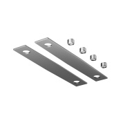 прямой соединительный элемент для магнитного шинопровода чёрного цвета Levity 5mm