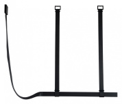 подвесной линейный светильник с двойной рамой и направленным вниз светом