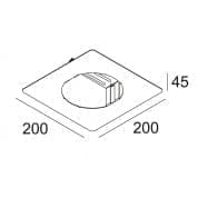 PLASTERKIT 185 монтажная рамка Delta Light