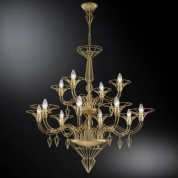 Metal Lux Dedalo SP 12L люстра с 12 лампами матовое золото 192.112.02