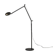 торшер с длинной регулируемой штангой и направленным потоком света