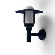 настенное бра с купольным плафоном синего цвета