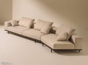 Costiera 6-местный секционный садовый диван из ткани Ethimo