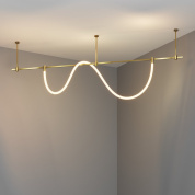 Трековый светильник Maytoni Tau 27W 1540лм Латунь TR154-1-27W3K-BS