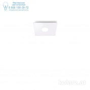 Kolarz SQUARE A1337.11.1.W потолочный светильник белый длина 25cm ширина 25cm высота 3.5cm 1 лампа gx53