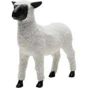 56049 Happy Sheep Wool белый 28cm Kare design статуэтка