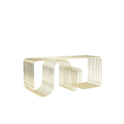 505880005081 CURVA AYTM Элегантная металлическая скамейка с золотым покрытием