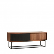 Virka sideboard Low Walnut/black Woud, буфет