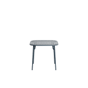 M0743223 WEEK-END Petite Friture Квадратный стол садовый металлический серо-синий