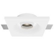 встраиваемый потолочный светильник квадратной формы с утопленным источником света