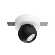 встраиваемый потолочный спот чёрного цвета с узким углом излучения