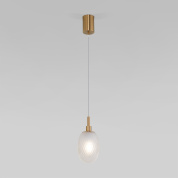 подвесной светильник с овальным стеклянным плафоном