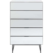 86805 Soran 5 Drawers черный 65x114cm Kare design комод