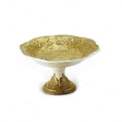 Arabesque gold footed fruit bowl чаша, Villari