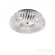 Kolarz Carla 0256.13L.5.KpT потолочный светильник хром ø35cm высота 16cm 3 лампы g9