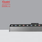 BI70 Linealuce iGuzzini Compact - Wall-/Ceiling-mounted LEDs - DALI control - L=998mm - Wall Grazing Optic