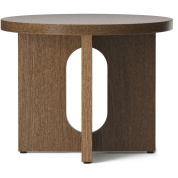 71144-002033 Audo Copenhagen Androgyne Приставной столик Ø50 см, тёмно-морёный дуб / тёмно-морёный дуб