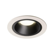 1003907 SLV NUMINOS® M DL светильник встраиваемый 500мА 17.5Вт с LED 4000K, 1600лм, 55°, белый/черный