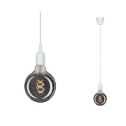 подвесной светильник с металлическим плафоном