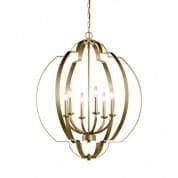 Voleta 27.75" 6 Light Foyer Chandelier Natural Brass подвесной светильник 42139NBR Kichler