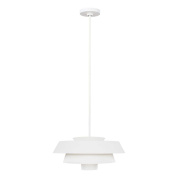 подвесной светильник с многоуровневым геометрическим плафоном