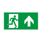 информационная пиктограмма аварийного выхода для интерьерных панелей