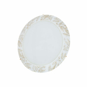 потолочный светильник куполообразный с золотым орнаментом