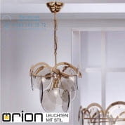 Люстра Orion Rauchglas LU 1108/3+1 gold/293 rauch