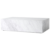 71009-002260 Audo Copenhagen Plinth Низкий журнальный столик 100x60 см, каррарский мрамор